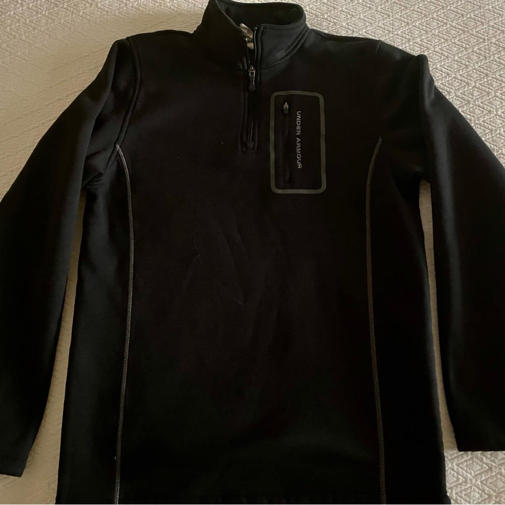 Under Armour Black Fleece Sweatshirt Size Small